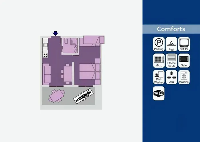 Comfortable Flat In A Fantastic Location 比比翁